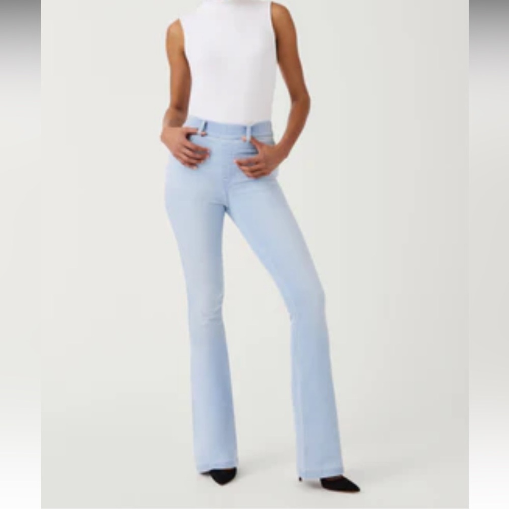 SPANX Light Blue Flare Jeans